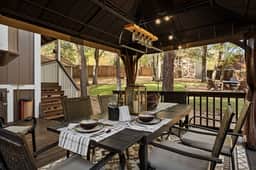 2BR Eureka Designer Cabin w Pergola & Ping Pong - Image 4