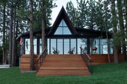 Lakefront A-Frame | Dock, Theater Screen, Views - Image 5