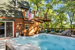 NEW A-frame 4BR w/ Hot Tub, Game Loft - Image 3