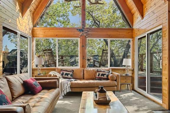 NEW A-Frame 4BR | Hot Tub, Mtn Views, Game Loft - Image 1