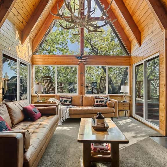 NEW A-Frame 4BR | Hot Tub, Mtn Views, Game Loft - Image 1