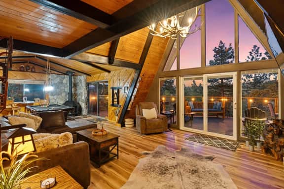 A Frame Slope Chalet |Mountain Views and Hot Tub - Image 2