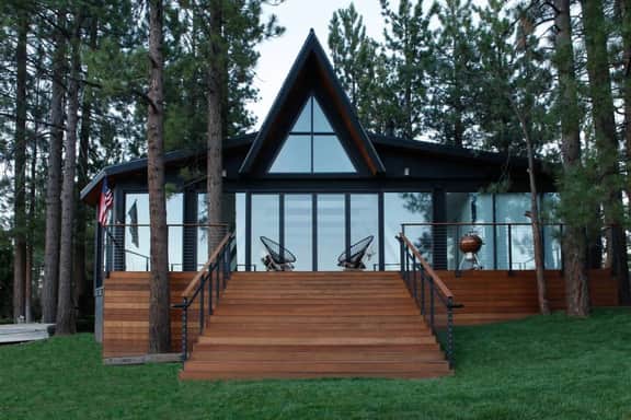 Lakefront A-Frame | Dock, Theater Screen, Views - Image 5