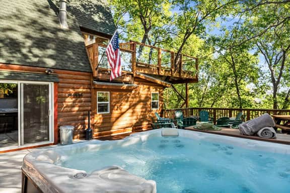 NEW A-frame 4BR w/ Hot Tub, Game Loft - Image 3