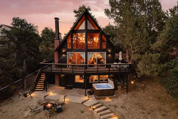 Lux A-Frame | Hot Tub, Game Room & Views - Image 1