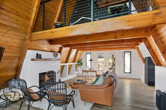 Midnight Chalet A-Frame | Spa ~ Fireplace ~ BBQ - Image 1